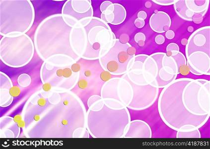 Abstract colorful bubble background