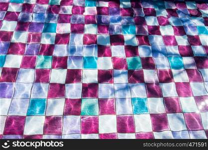 Abstract colorful ceramic background. Colorful tile blurred texture background