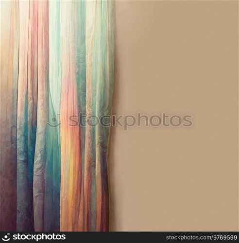 abstract colorful cloth  background. 3d rendering digital art illustration