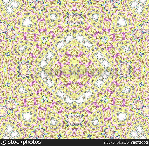 Abstract colorful concentric pattern