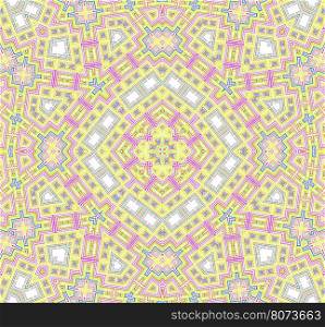 Abstract colorful concentric pattern