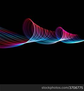 abstract colorful design waves