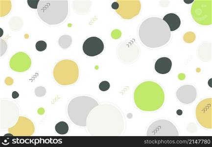 Abstract colorful doodle geometric circle style template decorative artwork. Decorative background.