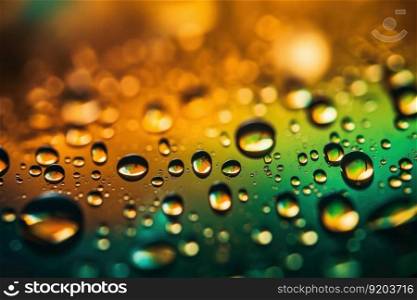 Abstract colorful drops. Liquid wave. Generate Ai. Abstract colorful drops. Generate Ai