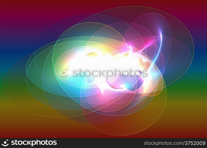 abstract colorful flash