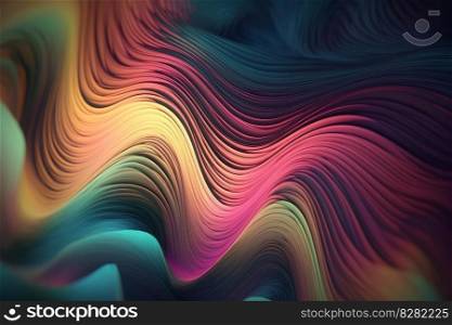 Abstract colorful fluid. Art wave. Generate Ai. Abstract colorful fluid. Generate Ai