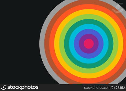 Abstract colorful geometric circle pattern. Geometric modern background. Business and corporate background