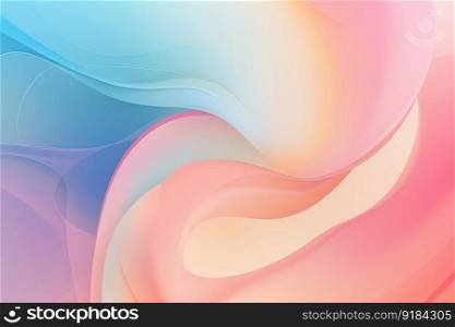 Abstract colorful gradient background with waves, curve lines, pink, purple and lavender color. Generative AI. Abstract colorful gradient background with waves and lines. Generative AI