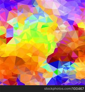 Abstract Colorful Pattern. Geometric Ornamental Triangle Background. Geometric Triangle Background