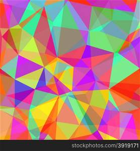 Abstract Colorful Polygonal Background. Abstract Triangle Pattern.. Abstract Colorful Polygonal Background