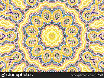 Abstract colorful triangles pattern on white background