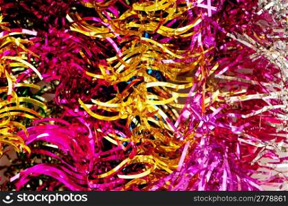 Abstract colour background of many colourful fibers