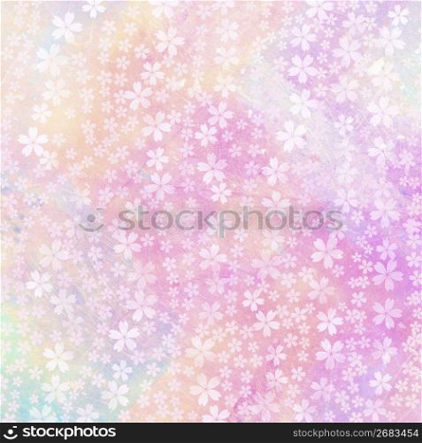 Abstract colourful flower design
