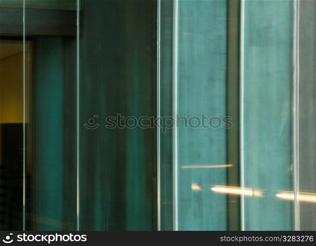 Abstract composition, of glass and architecture.
