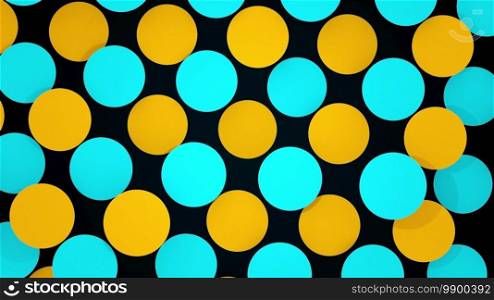 Abstract composition with colorful circles. Computer generated 3d rendering backdrop. Abstract composition with colorful circles. Computer generated 3d rendering background