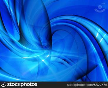 Abstract Concentric Modern Blue, Black And White Background