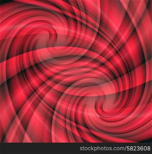 Abstract Concentric Red And Black Background