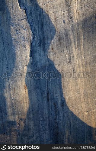 Abstract conceptual rock background with shadow and lights