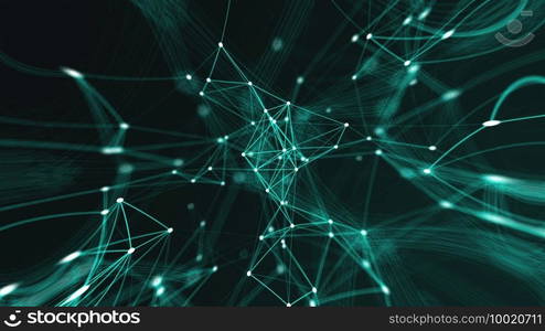 Abstract connection dots. Technology background. Network concept. 3d rendering. Abstract connection dots. Technology background. Network concept