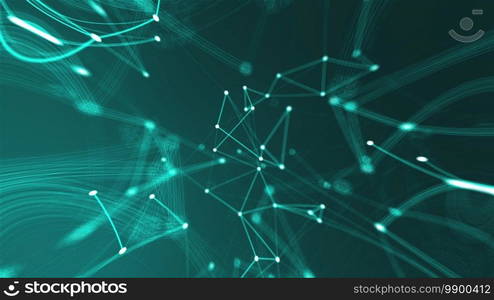 Abstract connection dots. Technology background. Network concept. 3d rendering. Abstract connection dots. Technology background. Network concept