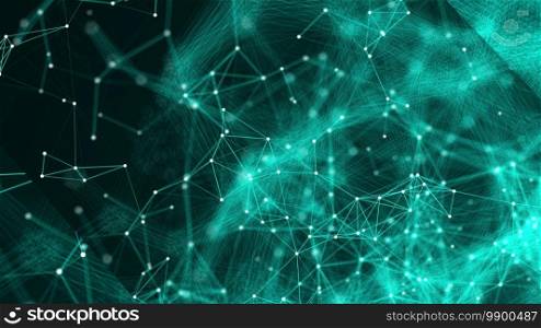 Abstract connection dots. Technology background. Network concept. 3d rendering. Abstract connection dots. Technology background. Network concept
