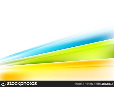 Abstract corporate backdrop with multicolored stripes