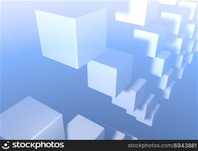 Abstract cubes background. cube. square background