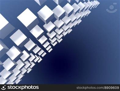 Abstract cubes background.  cube. square background