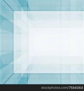 Abstract cubes. Concept view background 3D rendering. Abstract cubes 3D rendering