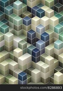 abstract cubic backgrounds for your design