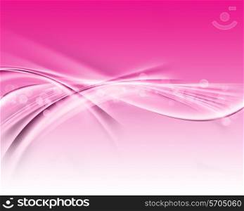 Abstract curves background with bokhe lights