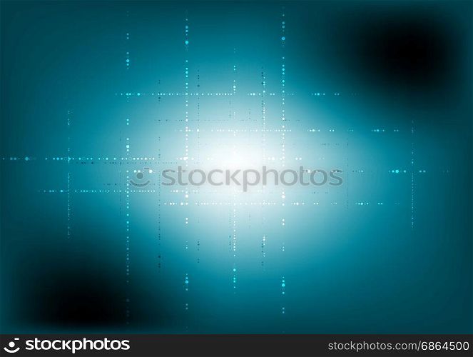 Abstract dark blue geometric hi-tech background