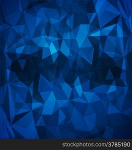 Abstract dark blue polygonal background with overlay light effect for mobile and web design .&#xA;&#xA;