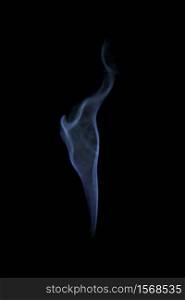 Abstract defocused white smoke ore vapor isolated on a black background