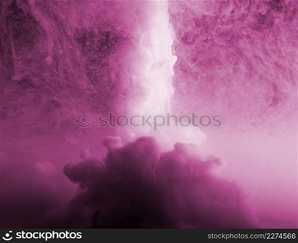 abstract dense pink fog
