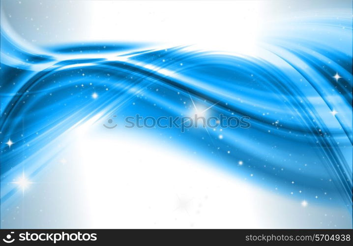 Abstract design background in shades of blue