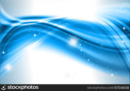 Abstract design background in shades of blue