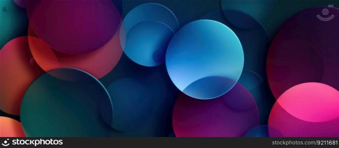 Abstract Design Background with Colorful 3D Balls. 3D Balls Background