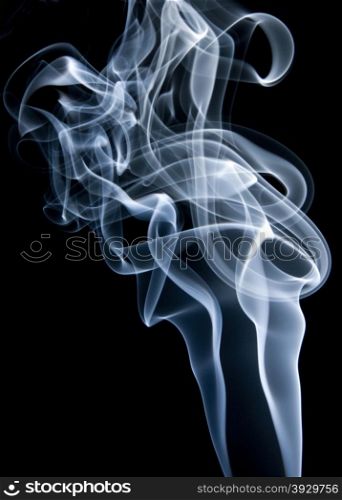 Abstract design made by photographing smoke