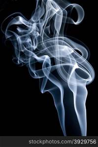 Abstract design made by photographing smoke