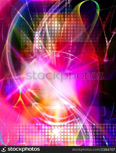abstract design on a black background