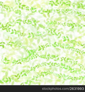 Abstract design with leaves