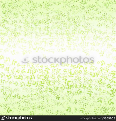 Abstract design with leaves