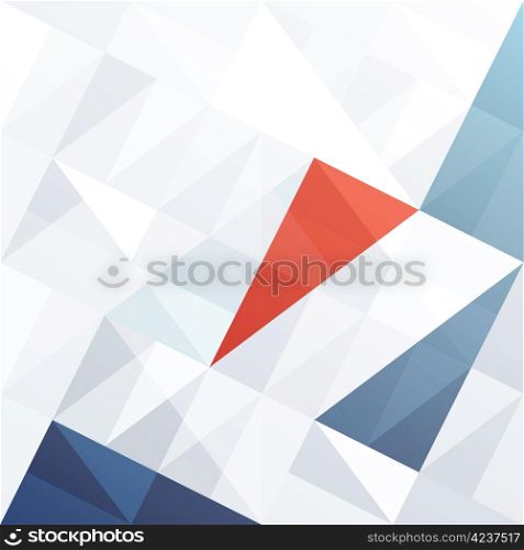 Abstract diamond shaped pattern tricolor background. Vector, EPS10
