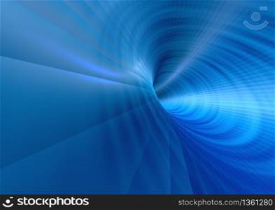 Abstract Digital Blue Background. Space Technology combined Background