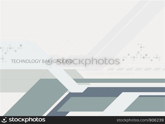 Abstract Digital Flat Geometric Background