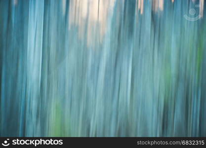 abstract digital painting of a thick and heavy wooded forest at sunset