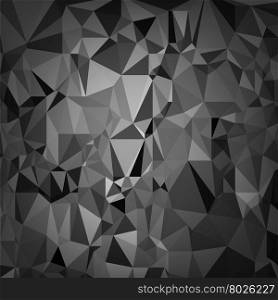 Abstract Digital Polygonal Grey Background. Abstract Triangular Pattern. Abstract Digital Polygonal Grey Background