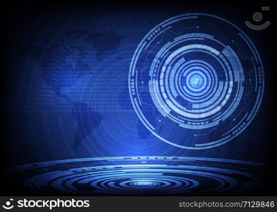 Abstract digital technology background, illustration