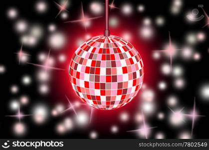 Abstract disco ball background